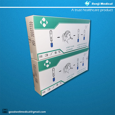 Renji Medical Home Rapid Antigen-Testuitrusting met Neuszwabberiso13485 Certificatie