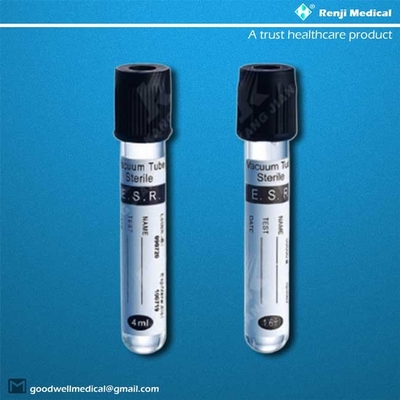 4ml/5ml de beschikbare Vacuümbuis van de Bloedinzameling, Verre Infrarode ESR Reageerbuis