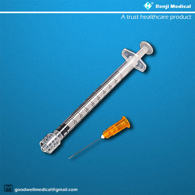 Renji Disposable Medical Consumables, de Spuiten van het de Misstapuiteinde van 1ml pp