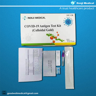 Renji Medical SARS-CoV-2 Huistest Kit Colloidal Gold Immunochromatography