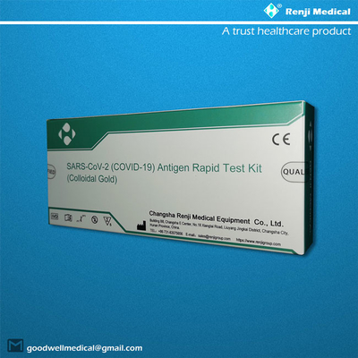 Colloïdale Gouden Antigeen Snelle Testende Uitrusting, Nasal Swab Sars-Cov-2 Ag Testuitrusting
