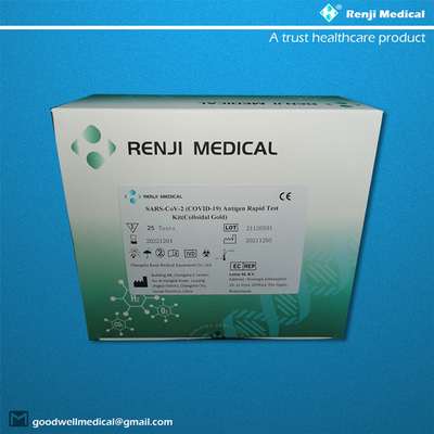 Één Snelle Test Kit Colloidal Gold Type For COVID 19 van het Stapantigeen