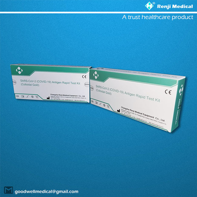 5 reeksen/doos Snelle COVID 19 Testend Kit With Nasopharyngeal Swabs