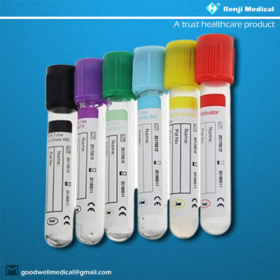 Renji Medical Disposable Vacuum Blood-Inzamelingsbuis 13x75mm