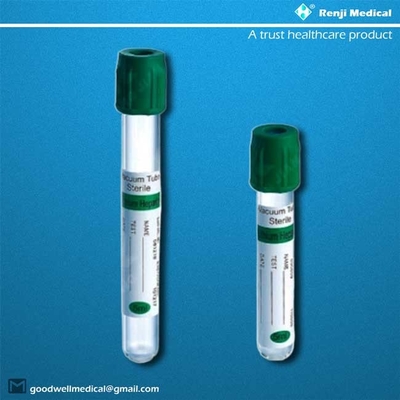 De Heparinebuizen van het natriumlithium ter de goedkeuring van de Bloedinzameling MSDS